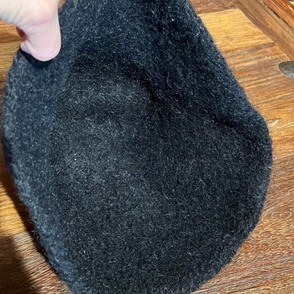 New Mexico Tierra Wools Hand-Woven Thick Wool Bucket Hat One-Of-A-Kind Black - Picture 8 of 8